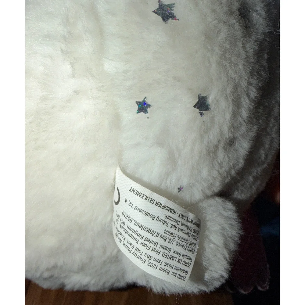 Rainbocorns Plush Bear Unicorn Kids‎ White Pink Excellent Sequin Heart Zuru